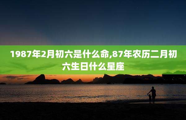 1987年2月初六是什么命,87年农历二月初六生日什么星座