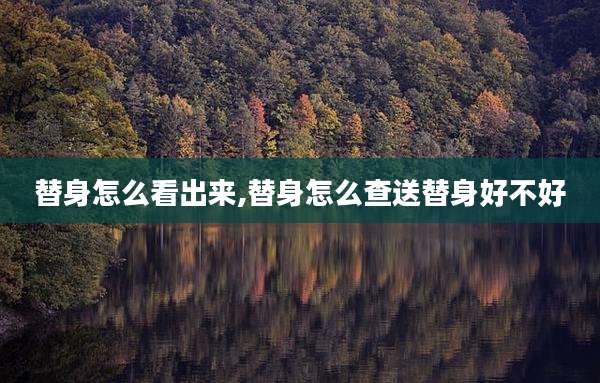 替身怎么看出来,替身怎么查送替身好不好