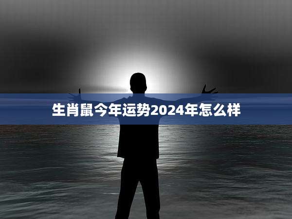 生肖鼠今年运势2024年怎么样