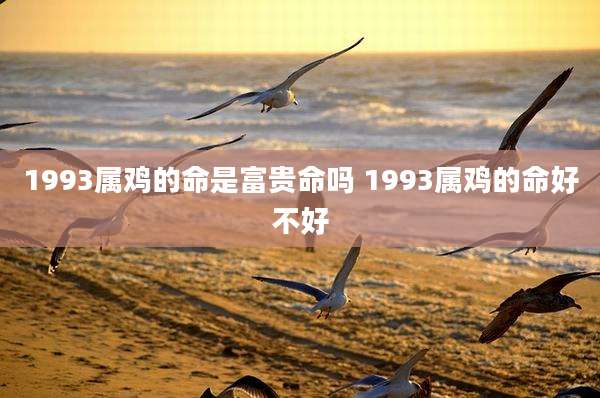 1993属鸡的命是富贵命吗 1993属鸡的命好不好