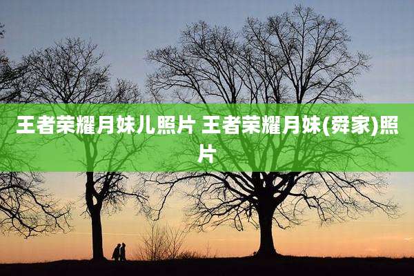 王者荣耀月妹儿照片 王者荣耀月妹(舜家)照片