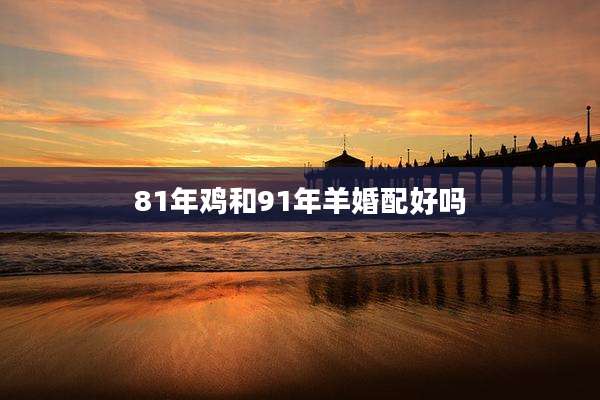 81年鸡和91年羊婚配好吗