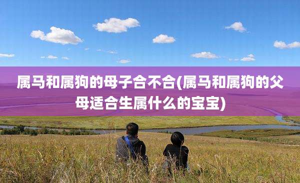 属马和属狗的母子合不合(属马和属狗的父母适合生属什么的宝宝)