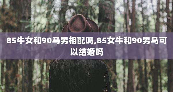 85牛女和90马男相配吗,85女牛和90男马可以结婚吗