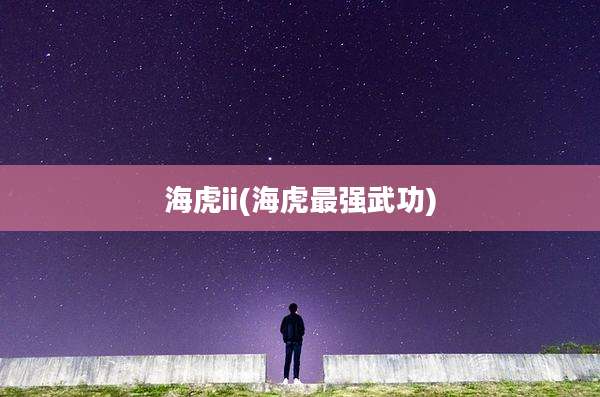 海虎ii(海虎最强武功)
