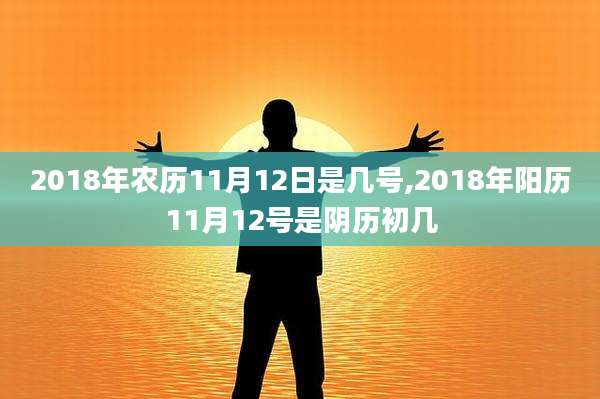 2018年农历11月12日是几号,2018年阳历11月12号是阴历初几