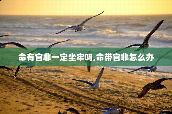 命有官非一定坐牢吗,命带官非怎么办