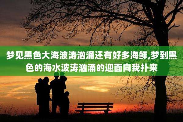 梦见黑色大海波涛汹涌还有好多海鲜,梦到黑色的海水波涛汹涌的迎面向我扑来