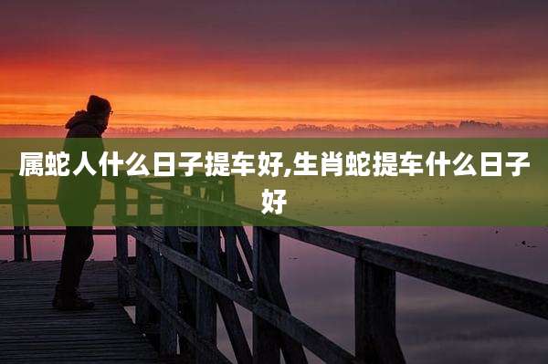 属蛇人什么日子提车好,生肖蛇提车什么日子好