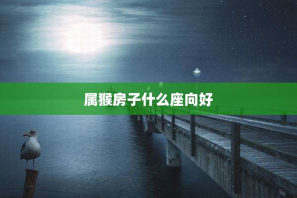 属猴房子什么座向好