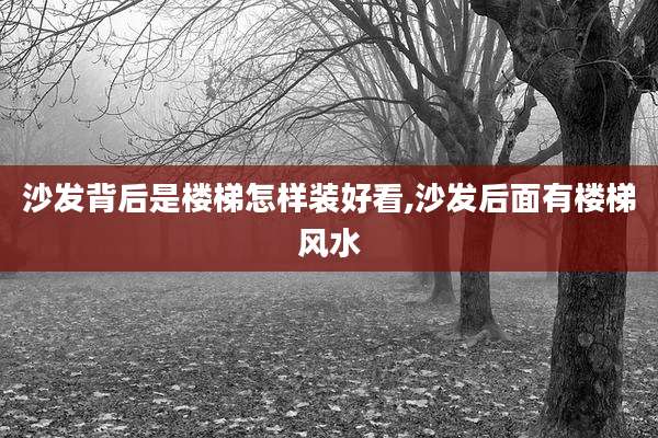 沙发背后是楼梯怎样装好看,沙发后面有楼梯风水