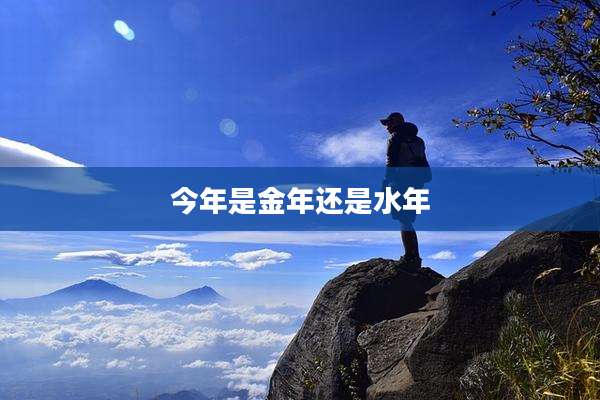 今年是金年还是水年