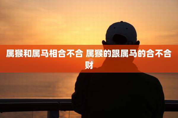 属猴和属马相合不合 属猴的跟属马的合不合财
