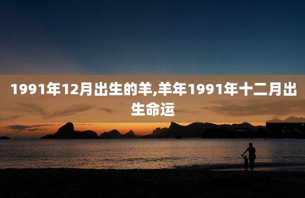 1991年12月出生的羊,羊年1991年十二月出生命运