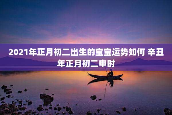 2021年正月初二出生的宝宝运势如何 辛丑年正月初二申时