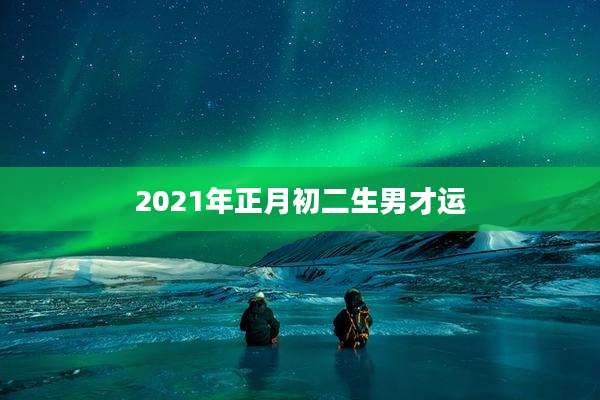 2021年正月初二生男才运