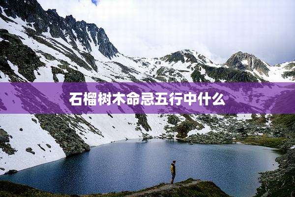 石榴树木命忌五行中什么