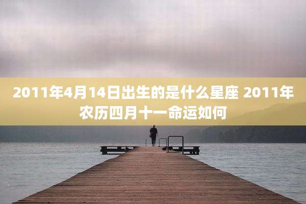 2011年4月14日出生的是什么星座 2011年农历四月十一命运如何