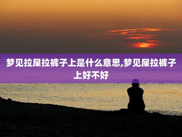 梦见拉屎拉裤子上是什么意思,梦见屎拉裤子上好不好