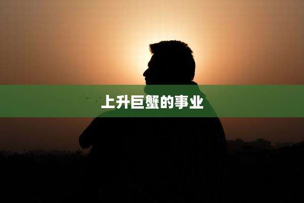 上升巨蟹的事业