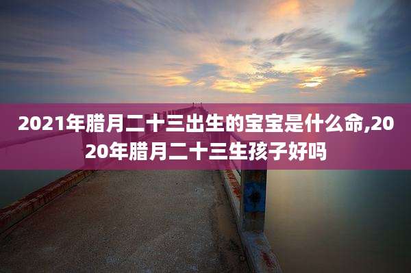 2021年腊月二十三出生的宝宝是什么命,2020年腊月二十三生孩子好吗