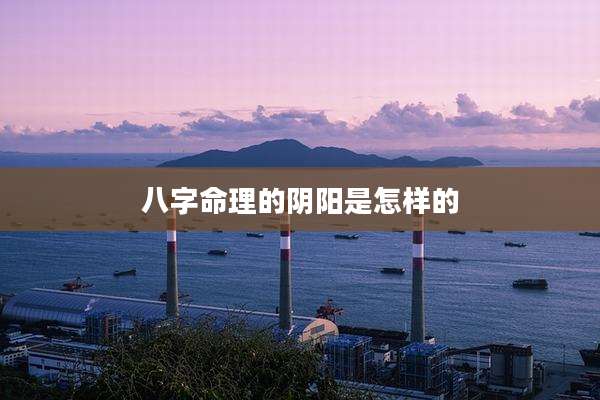 八字命理的阴阳是怎样的