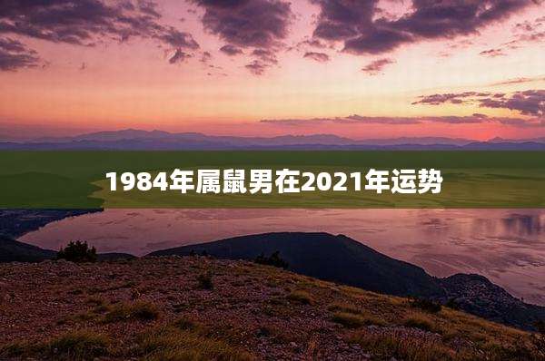 1984年属鼠男在2021年运势
