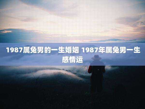 1987属兔男的一生婚姻 1987年属兔男一生感情运