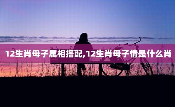 12生肖母子属相搭配,12生肖母子情是什么肖
