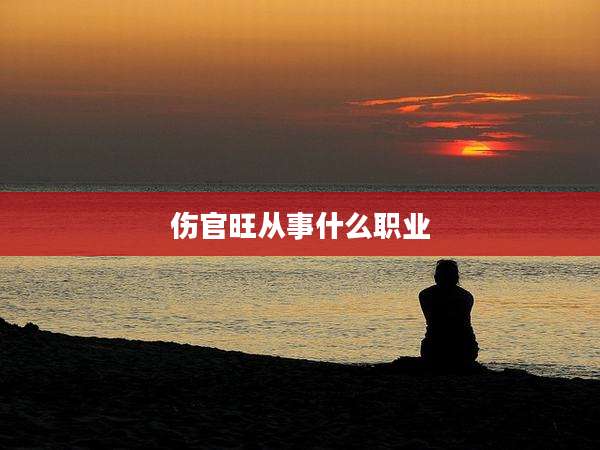 伤官旺从事什么职业