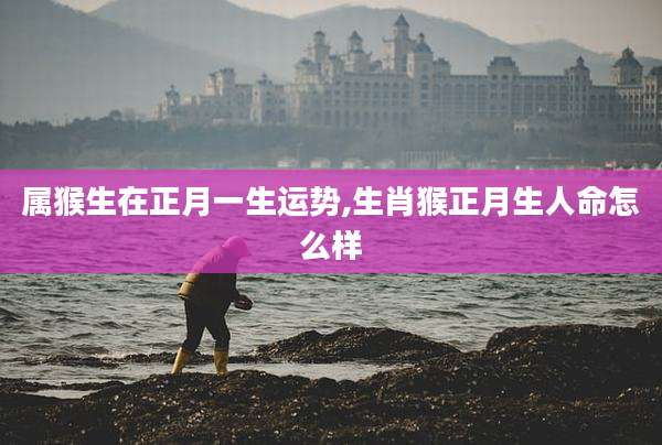属猴生在正月一生运势,生肖猴正月生人命怎么样
