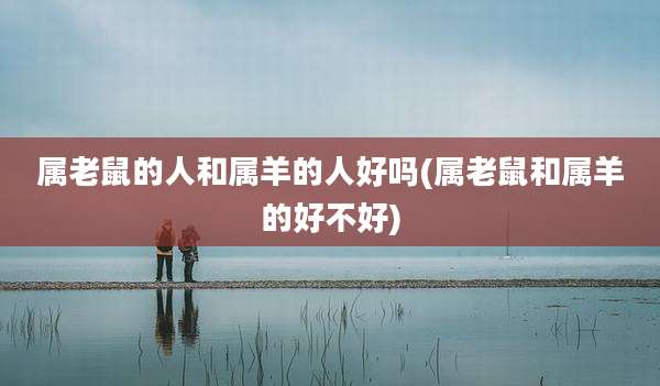 属老鼠的人和属羊的人好吗(属老鼠和属羊的好不好)