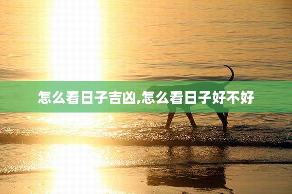 怎么看日子吉凶,怎么看日子好不好