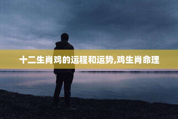 十二生肖鸡的运程和运势,鸡生肖命理