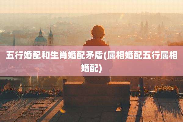 五行婚配和生肖婚配矛盾(属相婚配五行属相婚配)