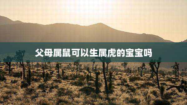 父母属鼠可以生属虎的宝宝吗