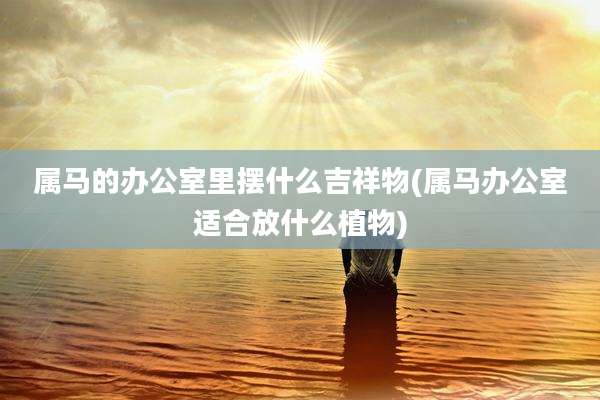 属马的办公室里摆什么吉祥物(属马办公室适合放什么植物)