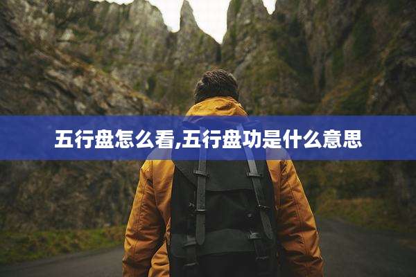五行盘怎么看,五行盘功是什么意思