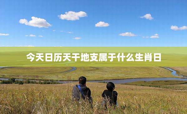 今天日历天干地支属于什么生肖日