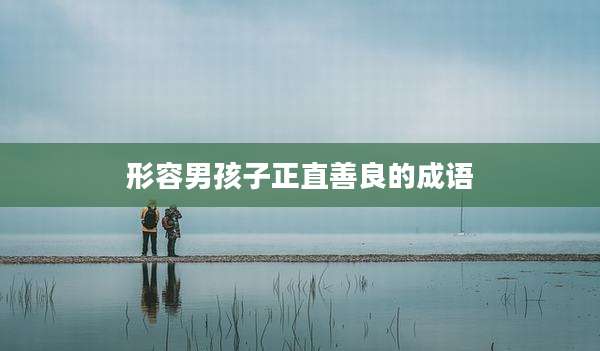 形容男孩子正直善良的成语