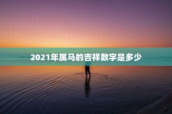 2021年属马的吉祥数字是多少