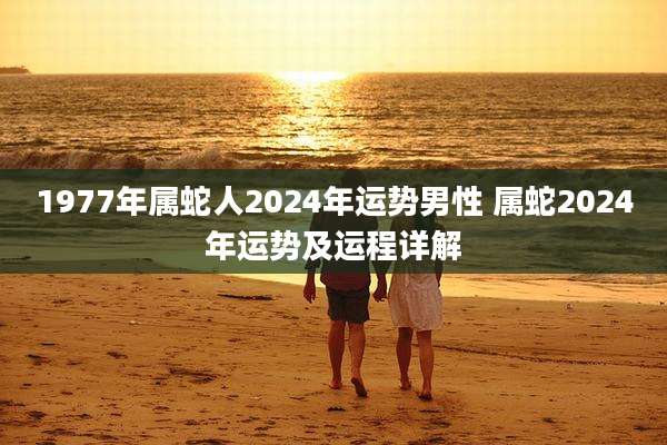 1977年属蛇人2024年运势男性 属蛇2024年运势及运程详解