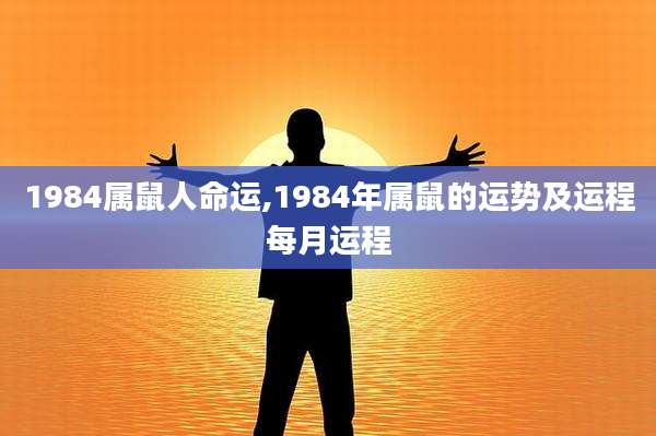 1984属鼠人命运,1984年属鼠的运势及运程每月运程