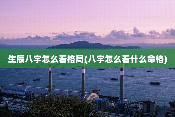 生辰八字怎么看格局(八字怎么看什么命格)