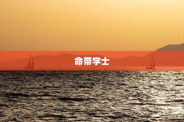 命带学士