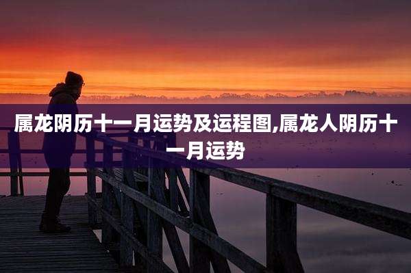属龙阴历十一月运势及运程图,属龙人阴历十一月运势