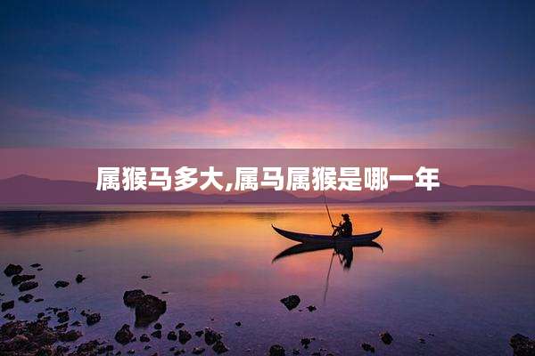 属猴马多大,属马属猴是哪一年
