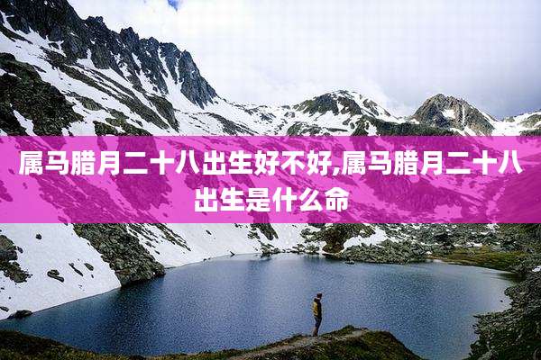 属马腊月二十八出生好不好,属马腊月二十八出生是什么命