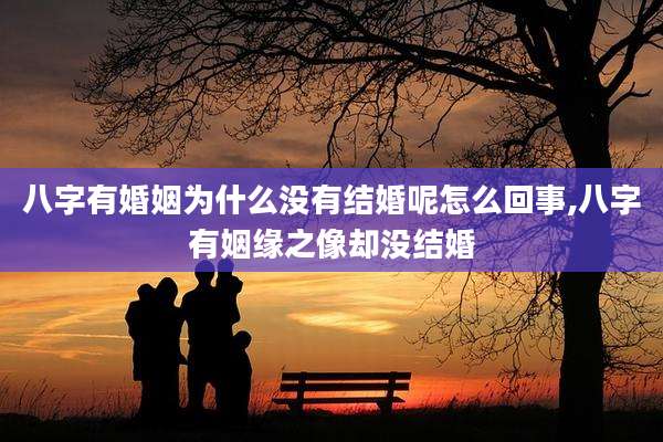 八字有婚姻为什么没有结婚呢怎么回事,八字有姻缘之像却没结婚