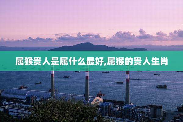 属猴贵人是属什么最好,属猴的贵人生肖